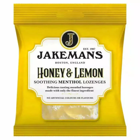 JAKEMANS HONEY&LEMON BAG 12x73G