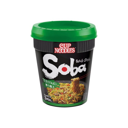 NISSIN SOBA NOODLES TERIYAKI 8x90GRM
