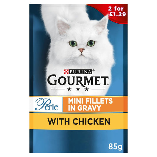 GOURMET Chicken Perle Pouch 2 for £1.29 (26 x 85g Packs)