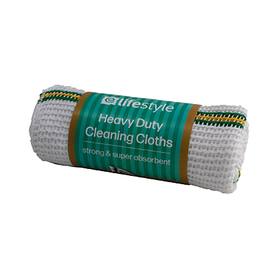 LIFESTYLE VALUE CLEANING CLOTHS HEAVY DUTY