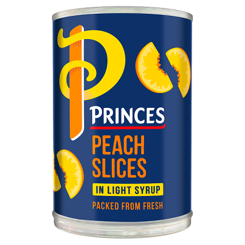 PRINCES PEACH SLICES SYRUP 6x410GRM