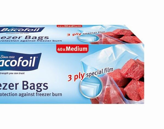 BACOFOIL FOOD&FREEZER BAGS 3LTR (9x40's)