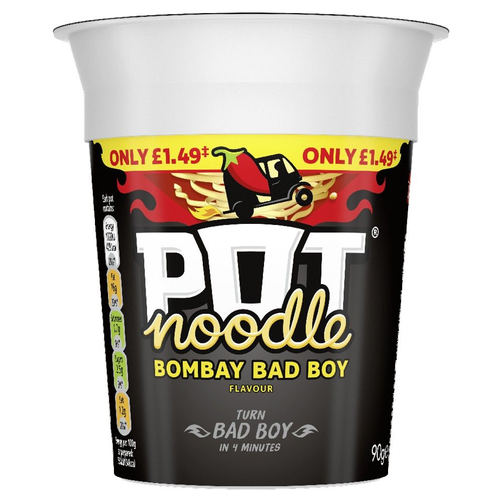 POT NOODLE BOMBAY BAD BOY 12x90G