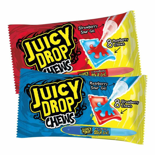 BAZOOKA JUICY DROP CHEWS 12x57GRM