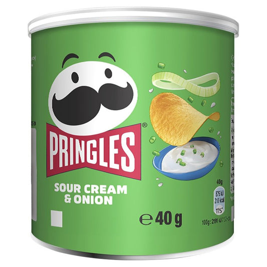 PRINGLES SOUR CREAM&ONION 12x40GRM