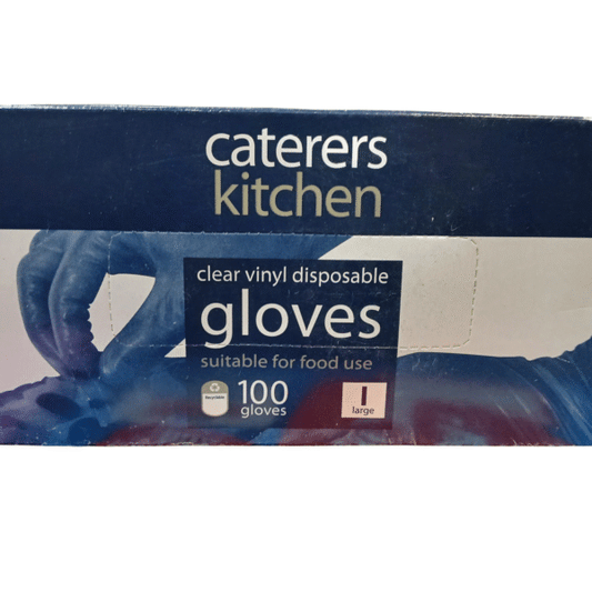 CK VINYL BLUE GLOVES MEDIUM 10181 | 1 × 100 Gloves (Medium)