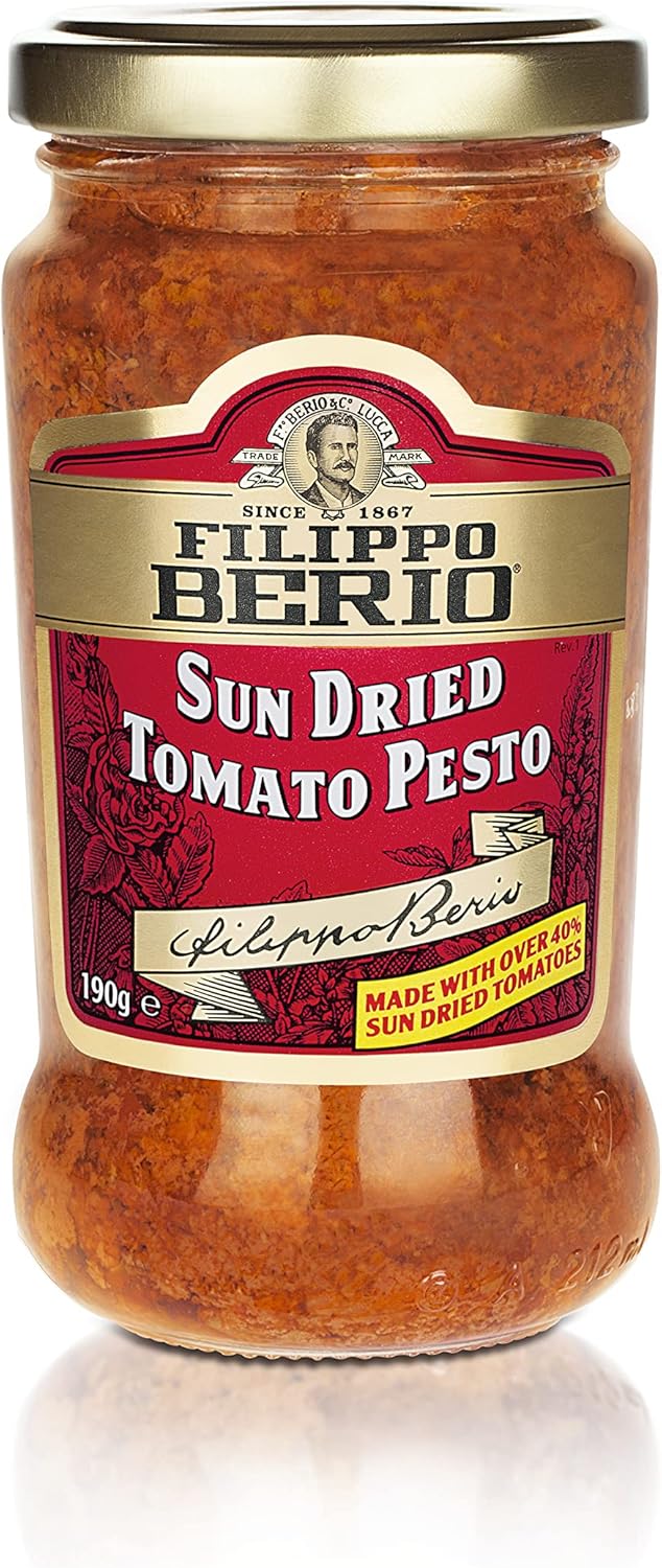 BERIO RED PESTO SAUCE 6x190GRM
