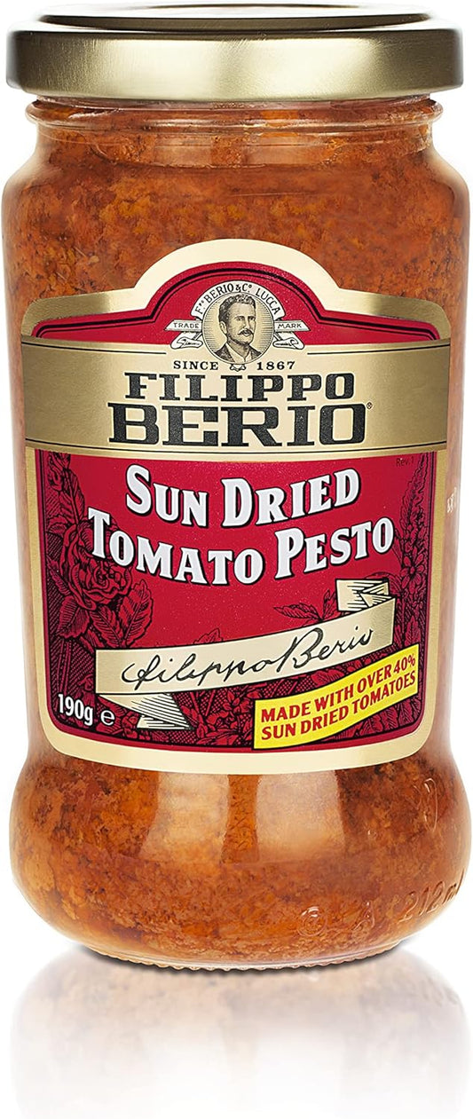 BERIO RED PESTO SAUCE 6x190GRM