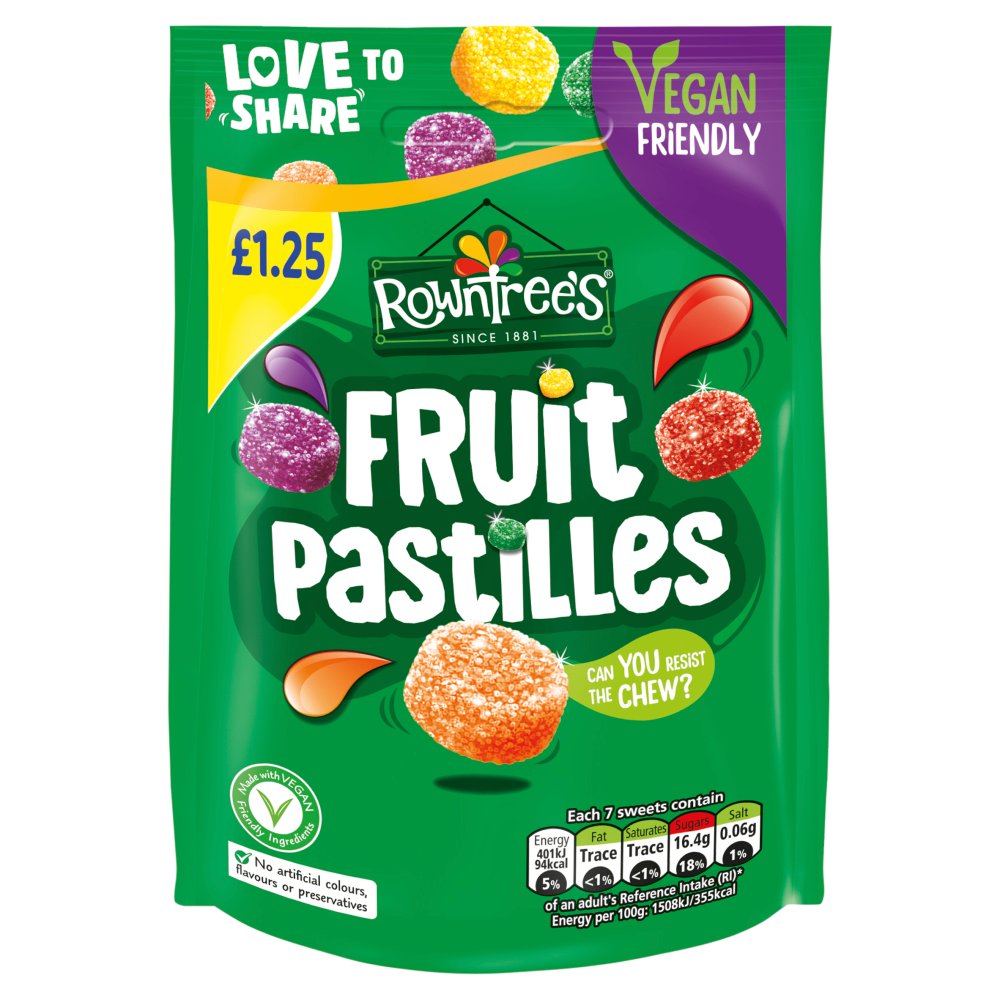 ROWNTREES FRUIT PASTILLES 10x120G