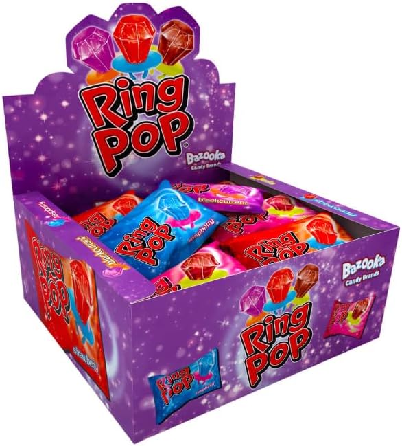 BAZOOKA RING POP 24x10 GRM