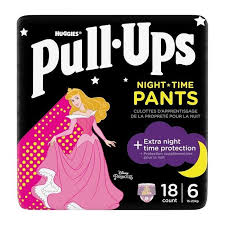 HUGGIES PULL GIRL NIGHT TIME SIZE 6