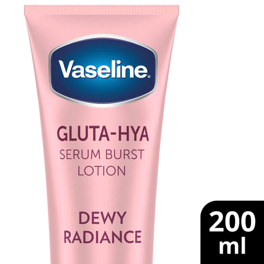 Vaseline Gluta Hya Dewy Radiance Serum Burst Body Lotion Moisturiser 200ml