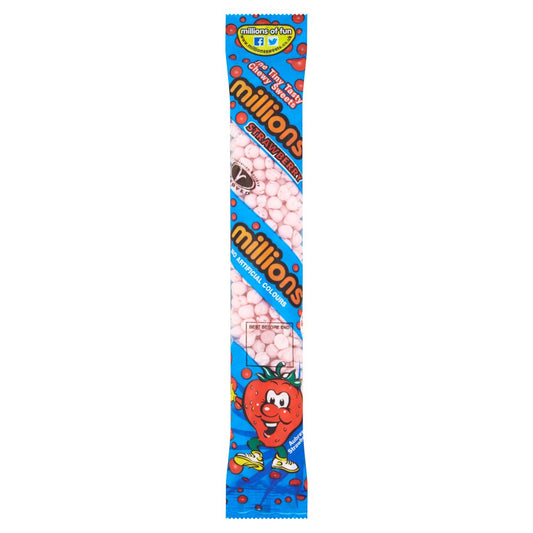 MILLIONS STRAWBERRY TUBES 12x55G