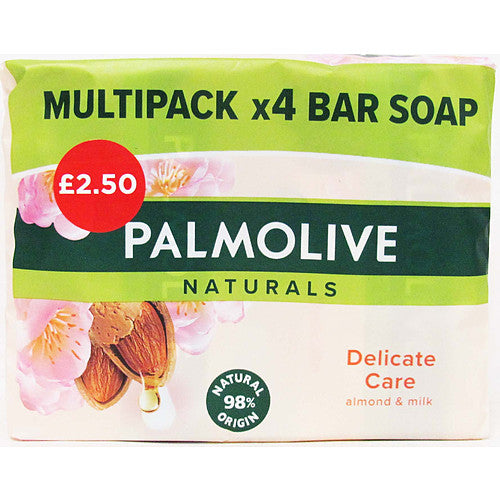 PALMOLIVE ALMOND DELICATE CARE BAR SOAP