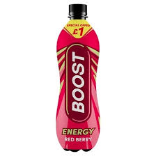 BOOST ENERGY RED BERRY(BOTTEL)