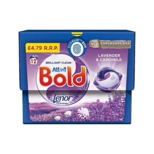 BOLD ALL IN 1 PODS PM£4.79 LAV&CAMO 4x12S