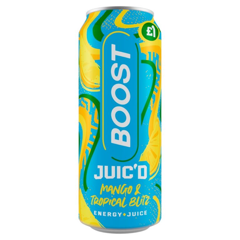 BOOST ENERGY JUIC’D MANGO & TROPICAL