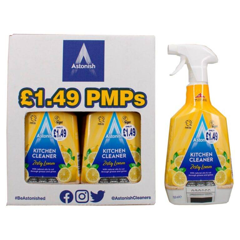 ASTONISH KITCHEN SPRAY LEMON (6x750ML)