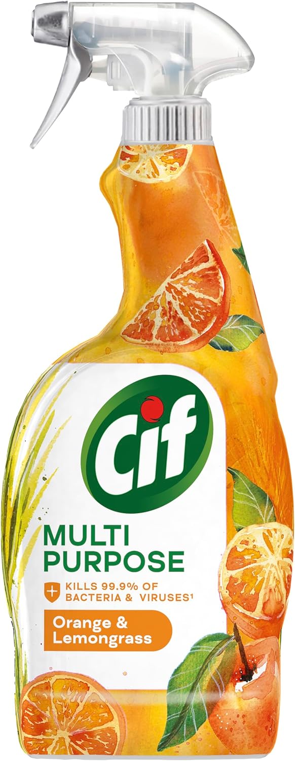 CIF TRIGGER SPRAY ORANGE & LEMON | 6 × 750ml
