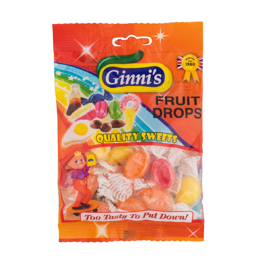 GINNIS FRUIT DROPS 10x100 G