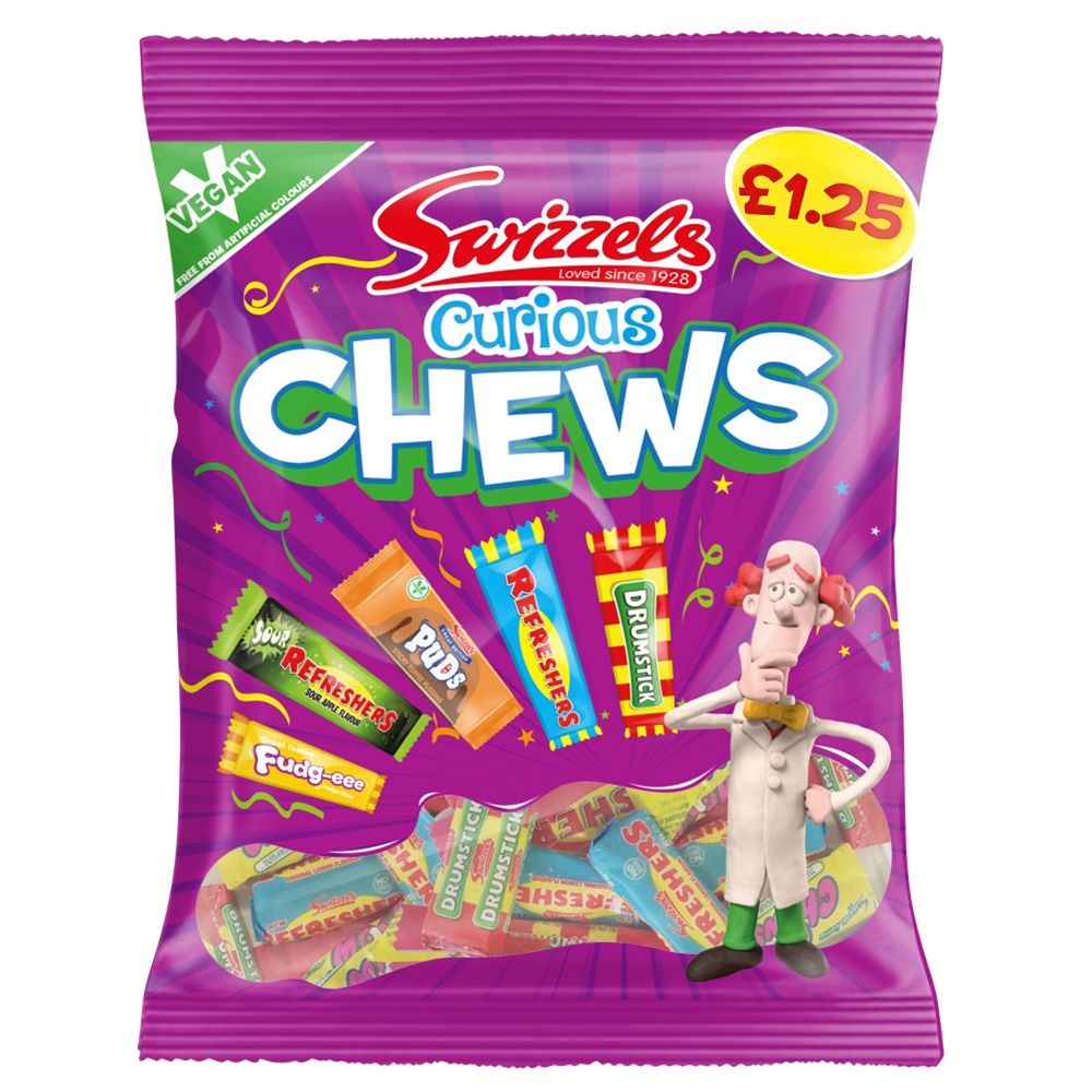 SWIZZELS CURIOUS CHEWS 12x135G