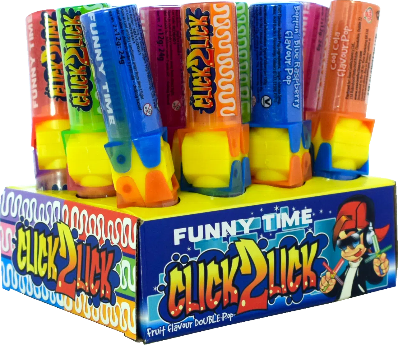 CANDY CASTLE CREW CLICK 2 LICK POP 12x24G