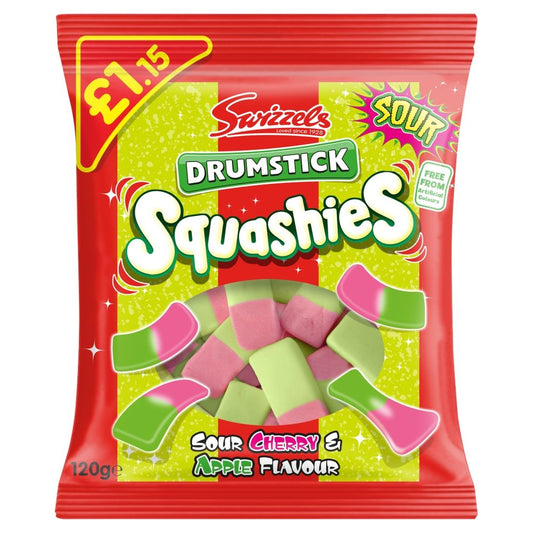 SWIZZLES SQUASHIES SOUR CHERRY & APPLE 12x120G