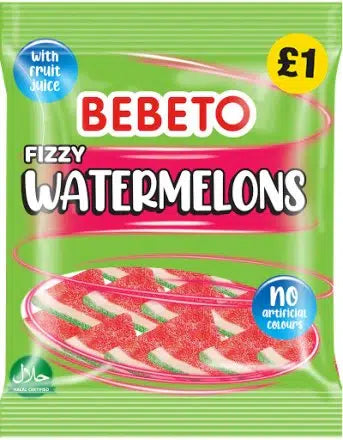 BEBETO FIZZY WATEMELON 10x150G