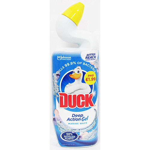 TOILET DUCK MARINE DEEP ACTION GEL MARINE