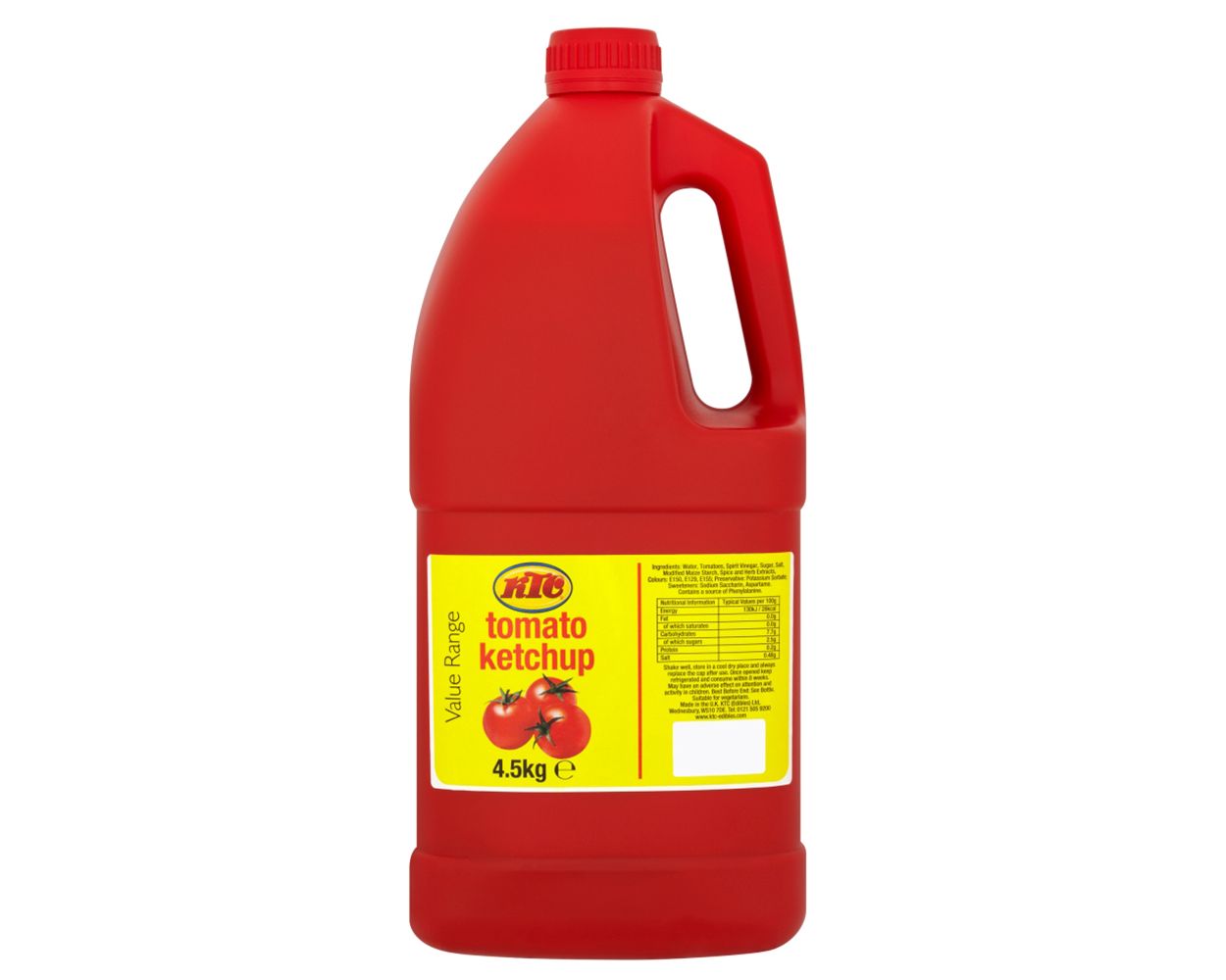 KTC TOMATO KETCHUP 1x4.5KG
