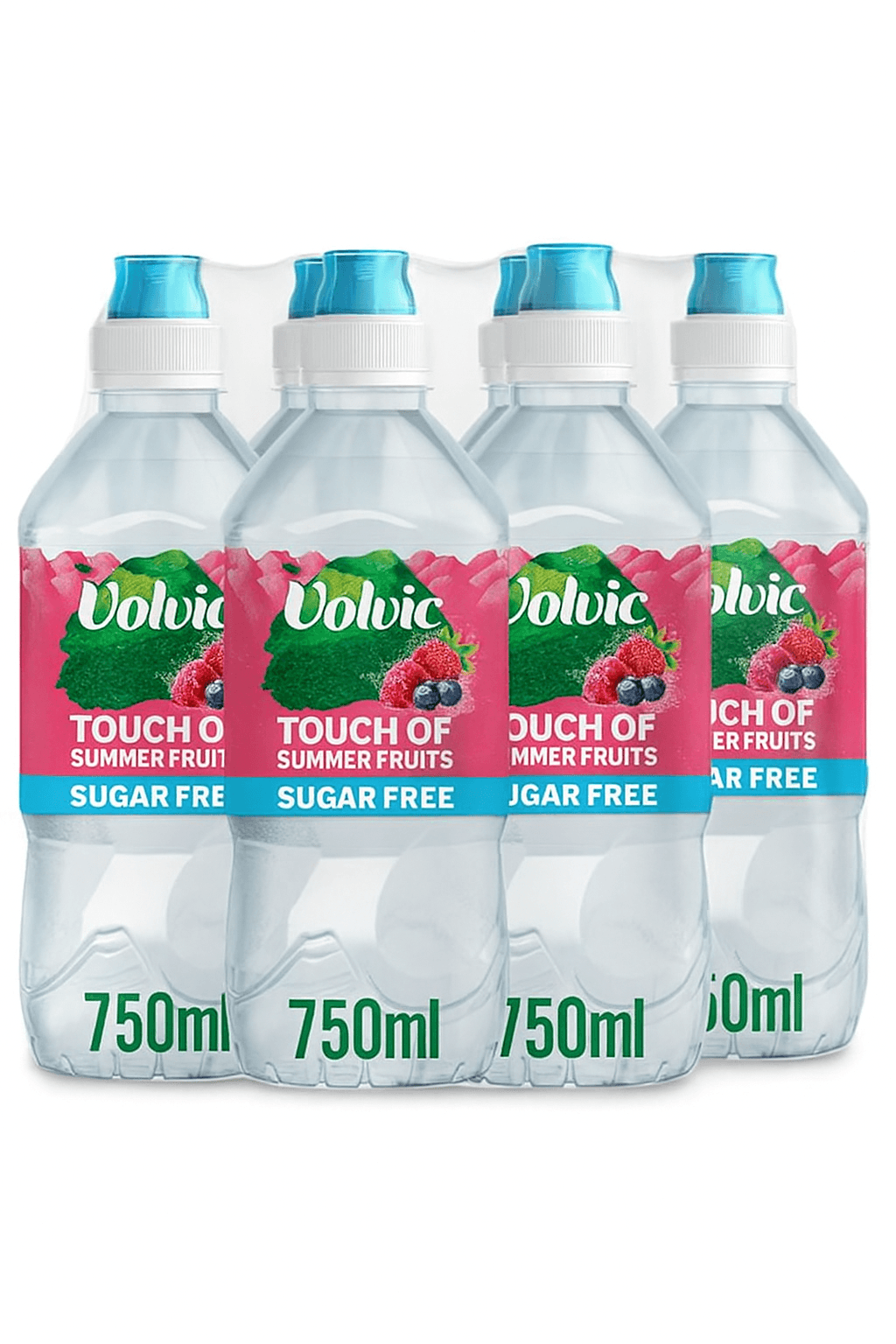 VOLVIC TOUCH OF FRUIT SUMMER FRUITS SUGAR FREE 6x750ML