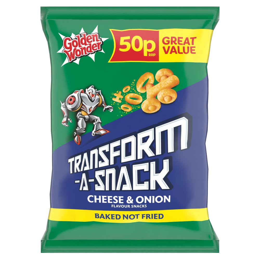TRANSFORMA A SNACK CHEESE & ONION PM 50P 30x27G