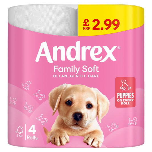 ANDREX FAMILY SOFT (6x4ROLL)