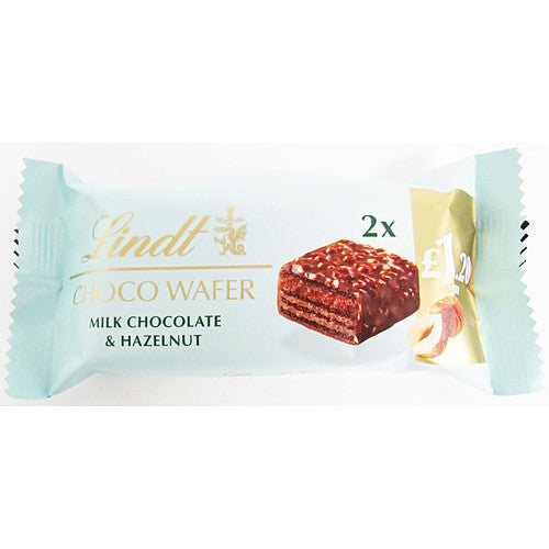 LINDT WAFER MILK HAZLENUT 20x30G
