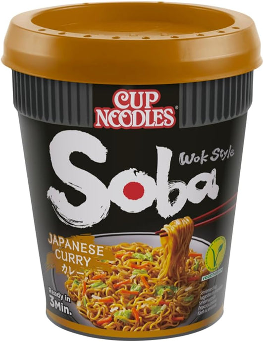 NISSIN SOBA CUP JAPANESE CURRY 8x90GRM