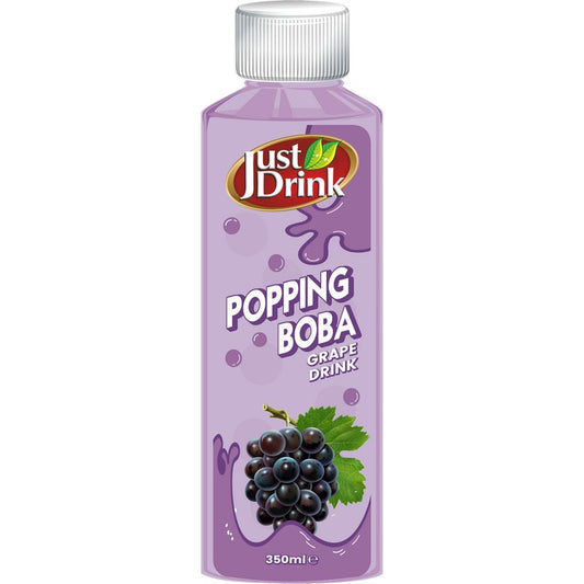 JUST DRINK POPPING BOBA GRAPE