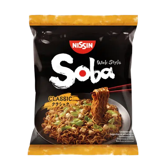NISSIN SOBA NOODLES CLASSIC BAG 9x109GM