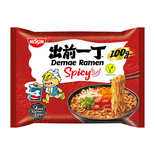 NISSIN SOBA DEMAE RAMEN SPICY 30x100GM