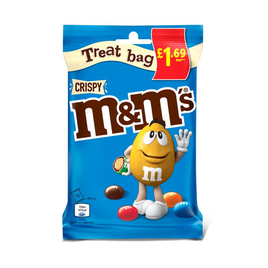 M&M’S CRISPY TREAT BAG 16x77G