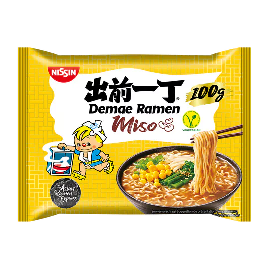NISSIN SOBA DEMAE RAMEN MISO 30x100GM