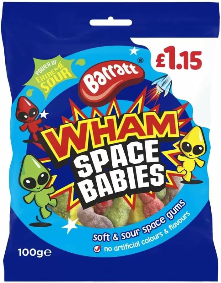 BARRATT WHAM SPACE BABIES 12x100g