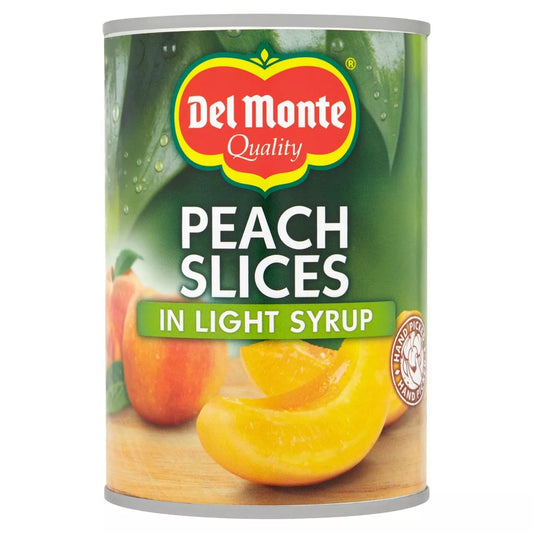 DELMONTE PEACH SLICES IN SYRUP 12x420GM