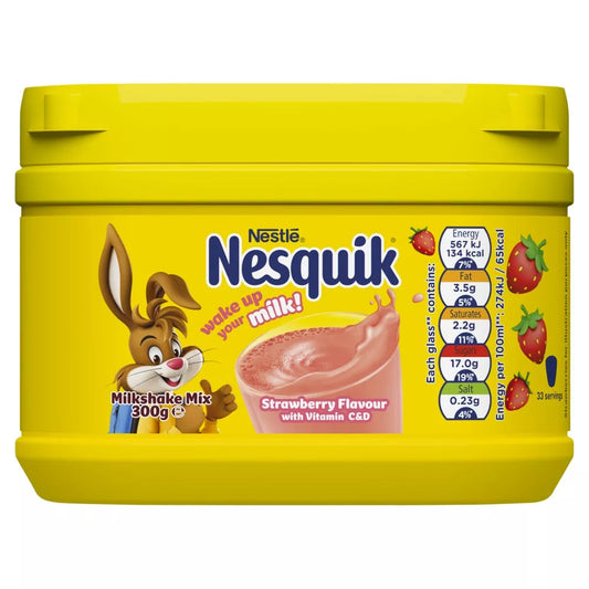 NESQUIK STRAWBERRY MILKSHAKE 10x300GRM
