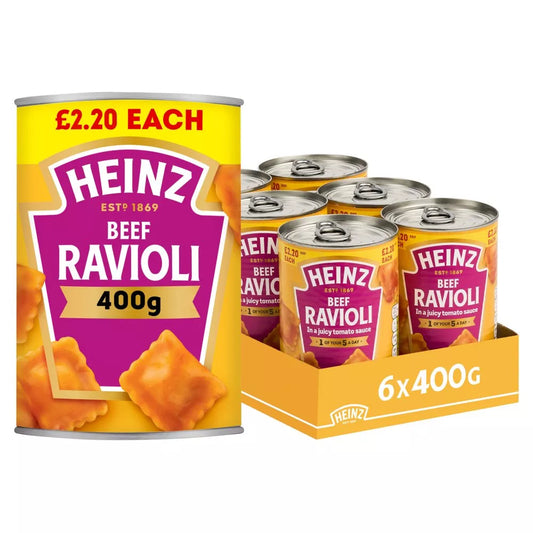 HEINZ RAVIOLI 6x400GRM