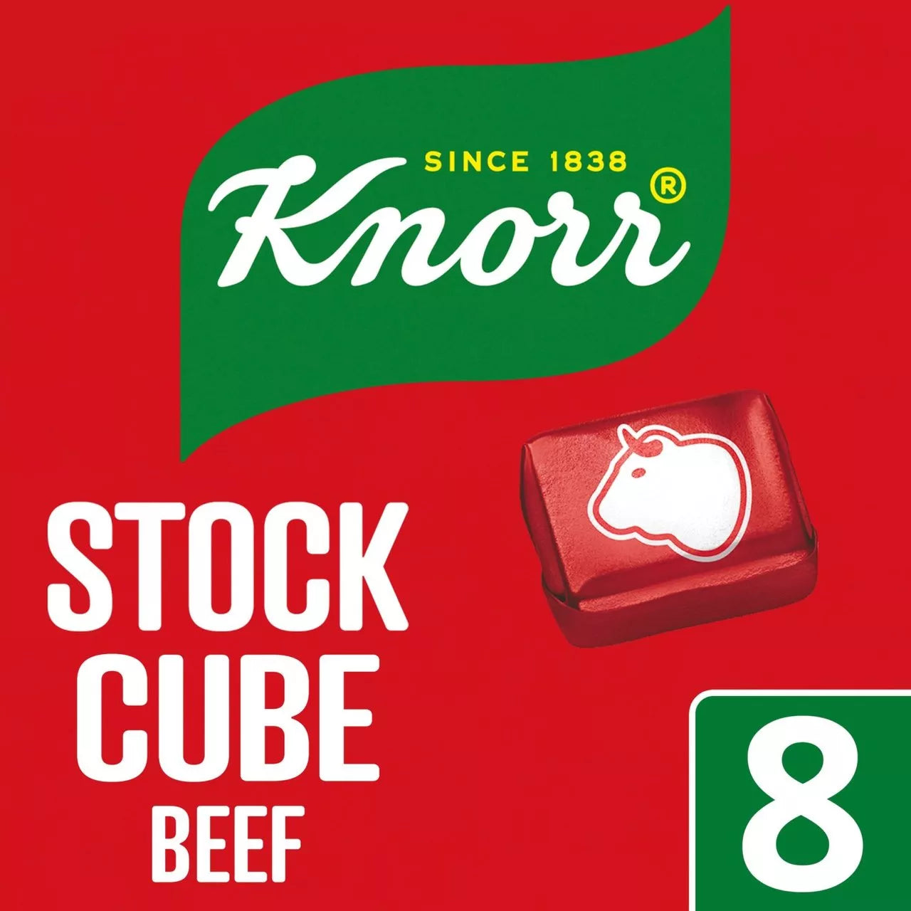 KNORR STOCK CUBES BEEF 12x8S