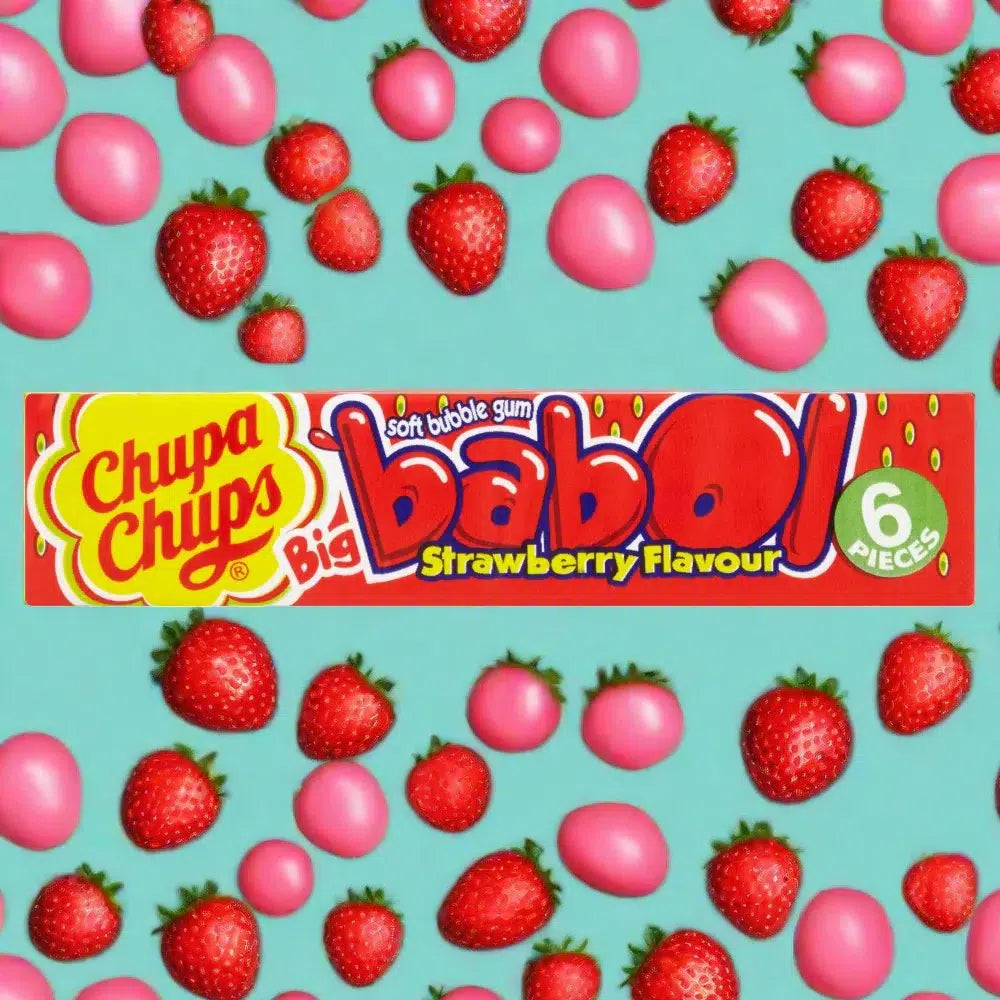 CHUPA BABOL SOFT GUM STRAWBERRY 20x28GRM