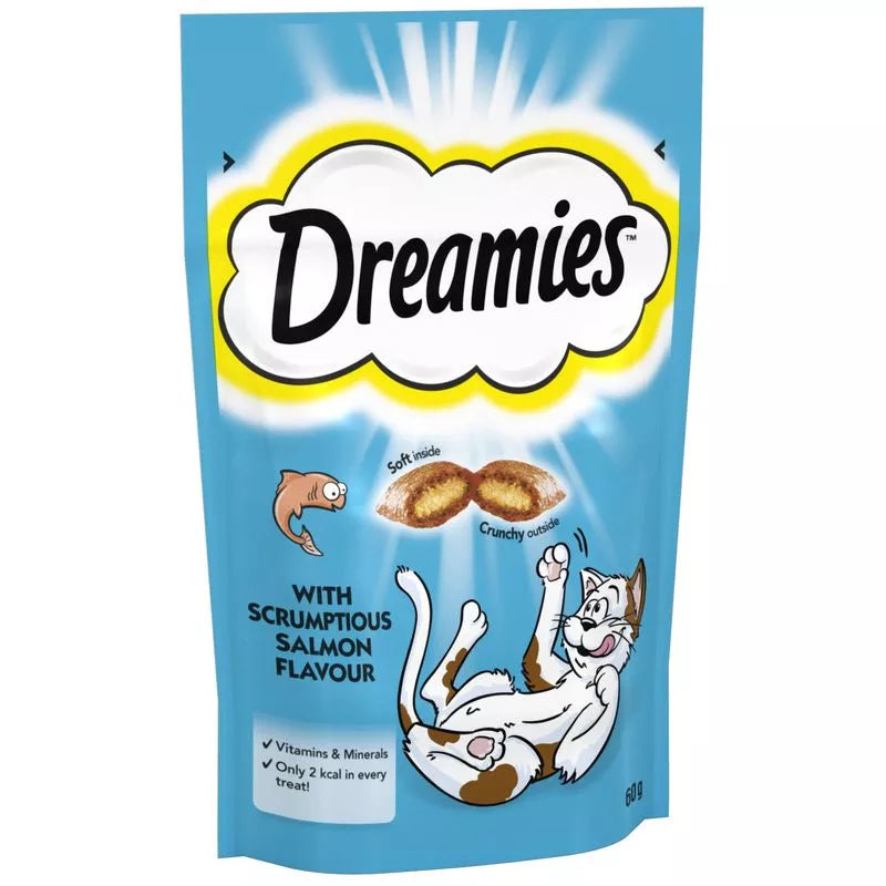 DREAMIES SALMON 8x60GRM