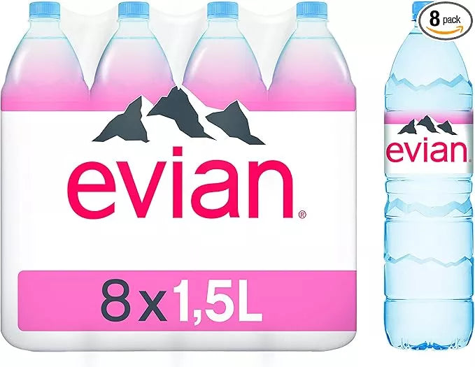 EVIAN WATER 8x1.5LTR