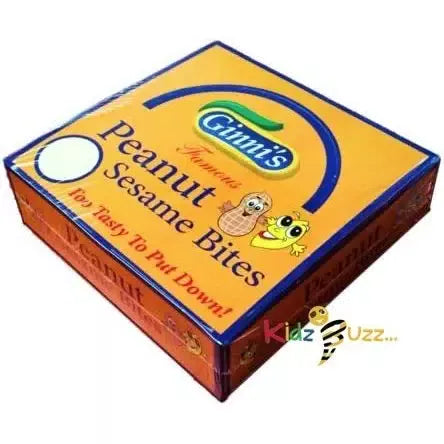 GINNI SESAME BITES PEANUT 24x27G