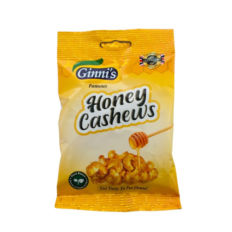 GINNIS HONEY FLAVOUR CASHEWS 10x55G